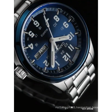 CARNIVAL 8638 luminous Double calendar military Switzerland Quartz watch men luxury brand watches waterproof clock 2020